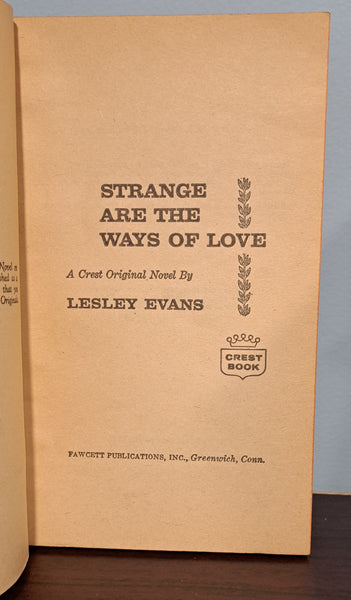 Strange Are the Ways of Love