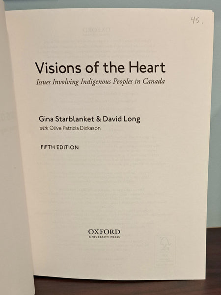 Visions of the Heart: Issues Involving Indigenous Peoples in Canada